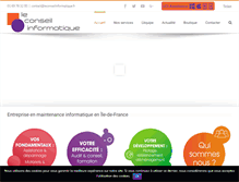 Tablet Screenshot of leconseilinformatique.fr
